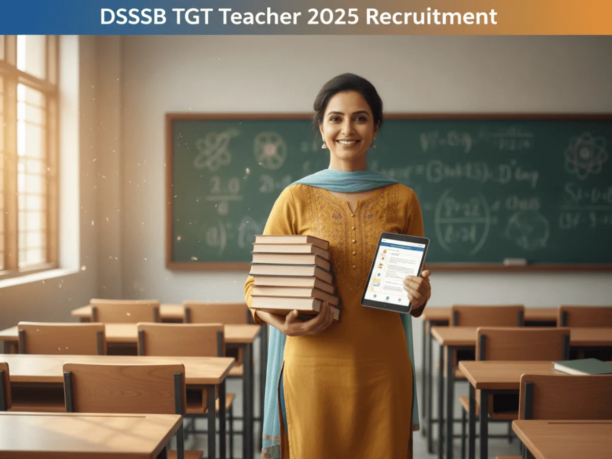 DSSSB TGT Teacher Recruitment 2025